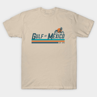 Gulf of Mexico – Retro Sunset (Est. 1545) T-Shirt