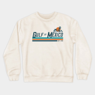Gulf of Mexico – Retro Sunset (Est. 1545) Crewneck Sweatshirt