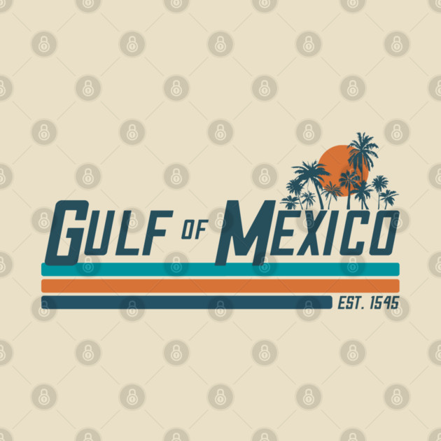 Gulf of Mexico – Retro Sunset (Est. 1545) by Shit Post Hero