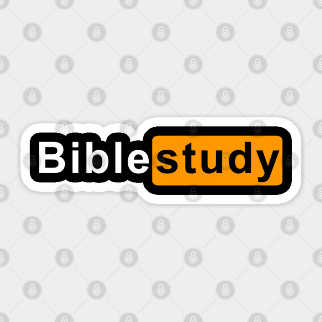 Bible Study Sticker by Shit Post Hero