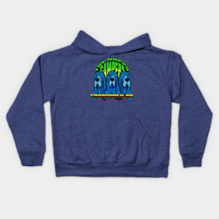 The Happy Campers - Tuneful Trio Kids Hoodie