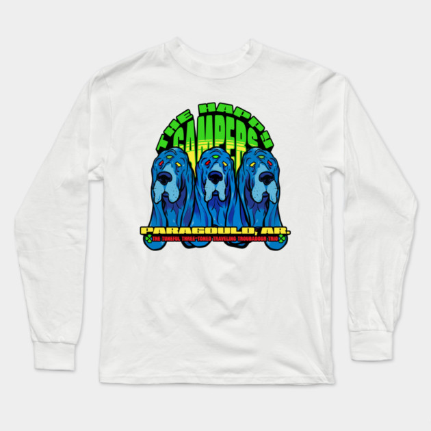 The Happy Campers - Tuneful Trio Long Sleeve T-Shirt by rt-shirts