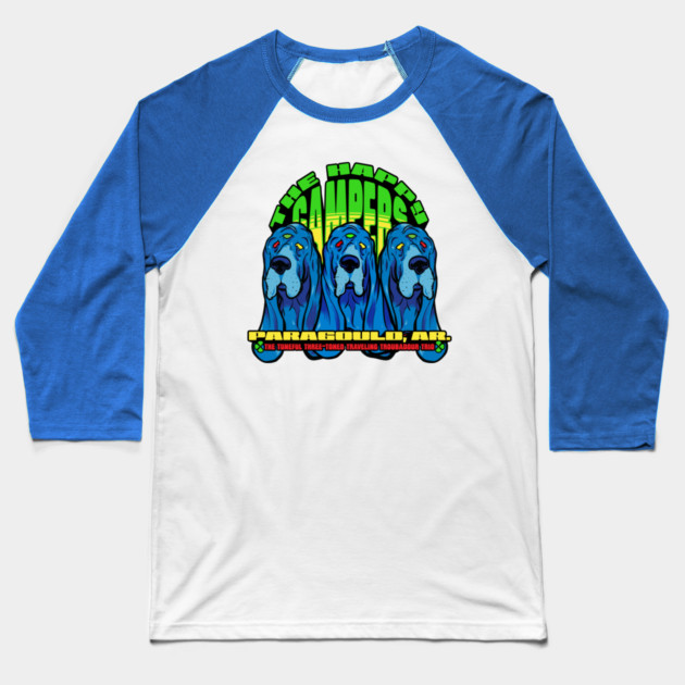 The Happy Campers - Tuneful Trio Baseball T-Shirt by rt-shirts