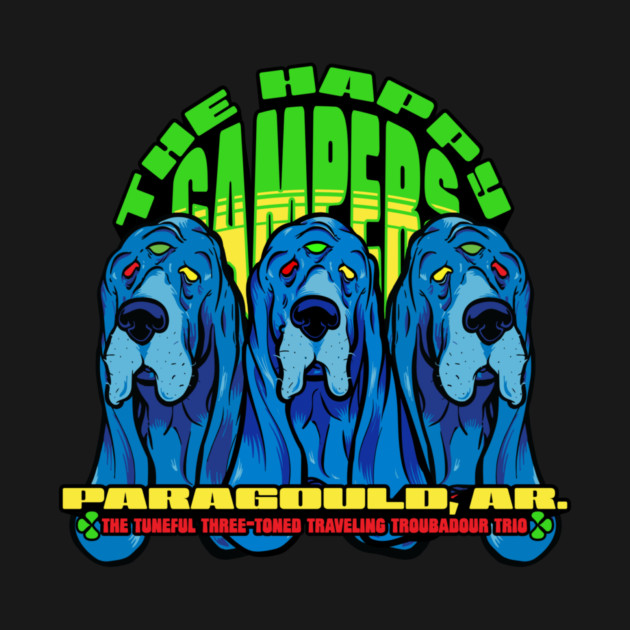 The Happy Campers - Tuneful Trio by rt-shirts