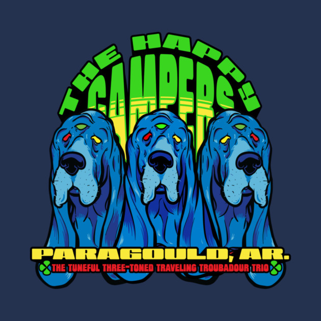 The Happy Campers - Tuneful Trio by rt-shirts