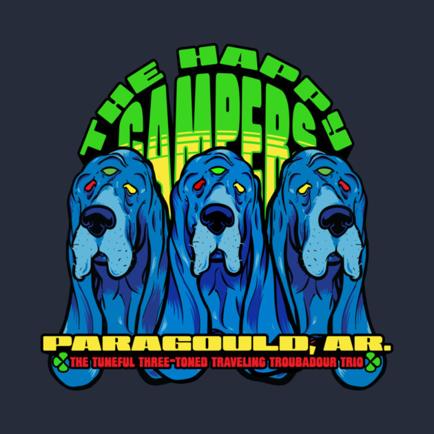 The Happy Campers - Tuneful Trio by rt-shirts