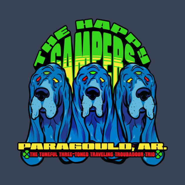 The Happy Campers - Tuneful Trio by rt-shirts