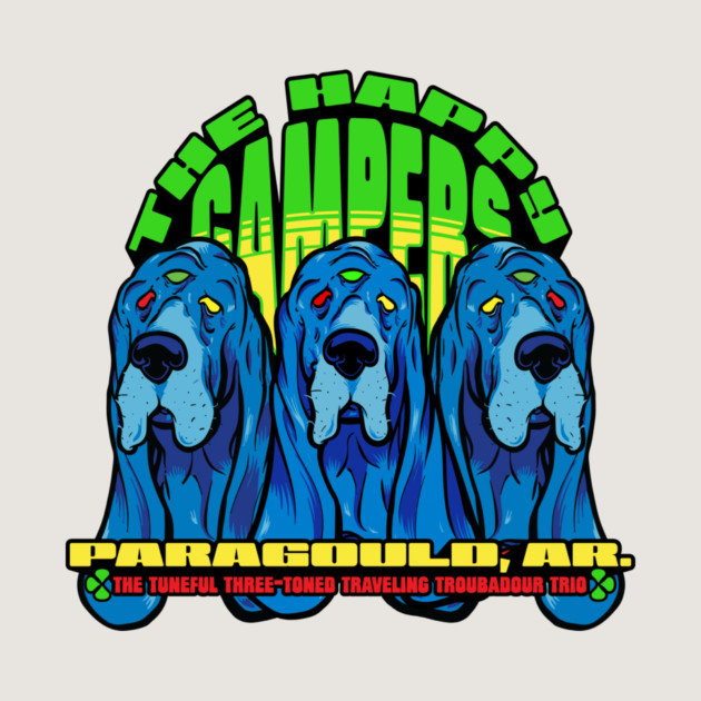 The Happy Campers - Tuneful Trio by rt-shirts