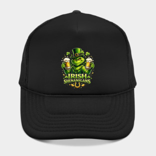 Irish Shenanigans Funny St Patrick’s Day Green Beer Shirt Hat