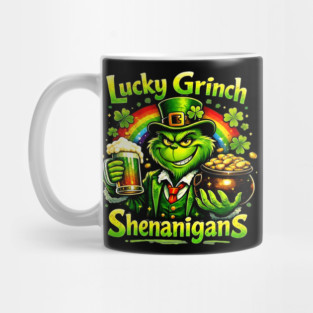Lucky Irish Shenanigans Funny St Patrick’s Day Green Shirt Mug