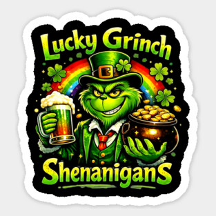 Lucky Irish Shenanigans Funny St Patrick’s Day Green Shirt Magnet