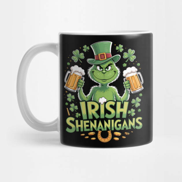 Irish Shenanigans Funny St Patrick’s Day Beer Shirt by UrbanLifeApparel