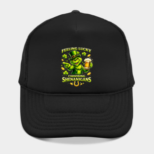Feeling Lucky Choosing Shenanigans St Patrick’s Day Grinch Shirt Hat