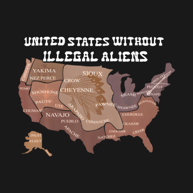 United States Without Illegal Aliens Usa Map Quotes - Funny Usa Map - T ...