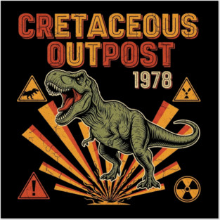 Cretaceous Outpost 1978 T-Rex Posters and Art