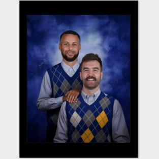 Pat Spencer & Steph Curry Step Brothers Vintage Posters and Art
