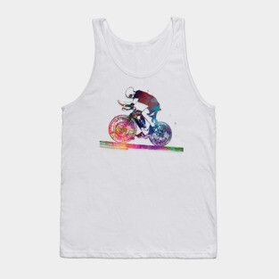 Cyclist sport art #cyclist #sport Tank Top