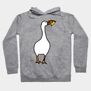 Silly Goose Steals Pizza Hoodie
