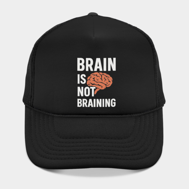 Funny Brain is Not Braining, Tired, Working School Life by logiamerch
