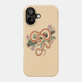 Rosy Boa Vintage Snake Illustration Phone Case
