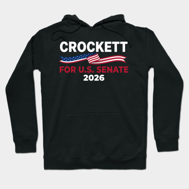 Crockett For U.S. Senate 2026 Patriotic Political Hoodie by ArtistTee ⭐⭐⭐⭐⭐