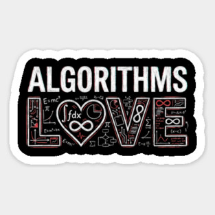 Algorithms Love Math Nerd Magnet
