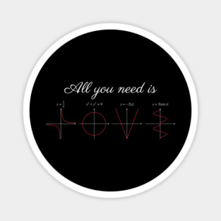 All You Need Is Love Mathematics Nerd Magnet