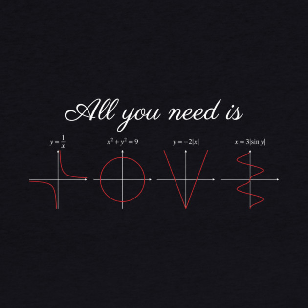 All You Need Is Love Mathematics Nerd by ArtistTee ⭐⭐⭐⭐⭐