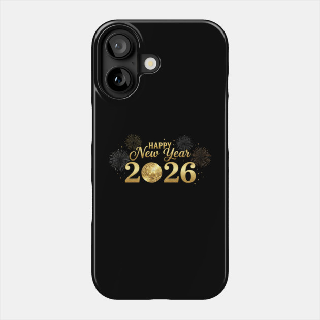 Happy New Year 2026 Cryptocurrency Future Phone Case by ArtistTee ⭐⭐⭐⭐⭐