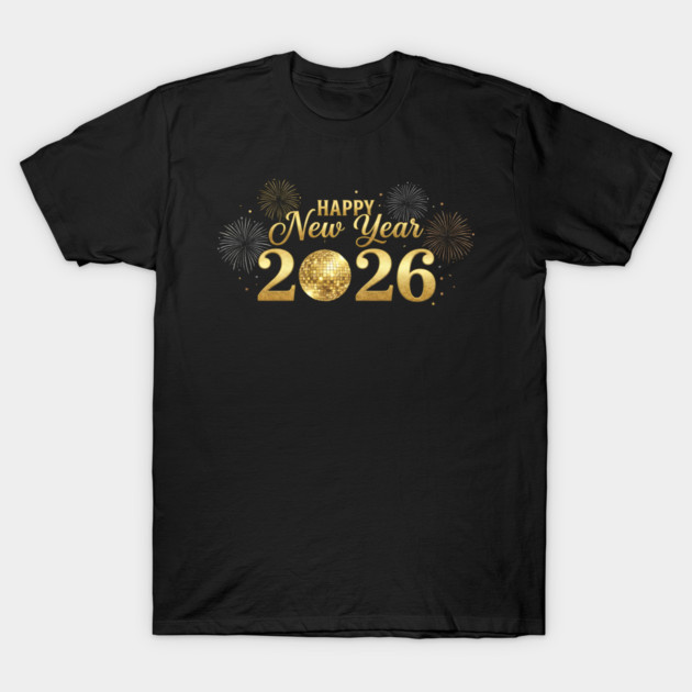 Happy New Year 2026 Cryptocurrency Future T-Shirt by ArtistTee ⭐⭐⭐⭐⭐