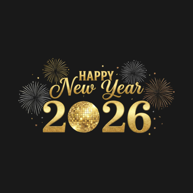 Happy New Year 2026 Cryptocurrency Future by ArtistTee ⭐⭐⭐⭐⭐