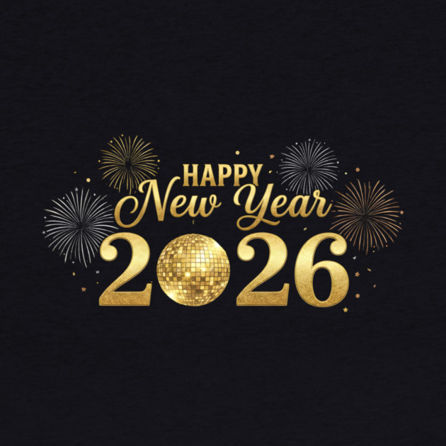 Happy New Year 2026 Cryptocurrency Future by ArtistTee ⭐⭐⭐⭐⭐