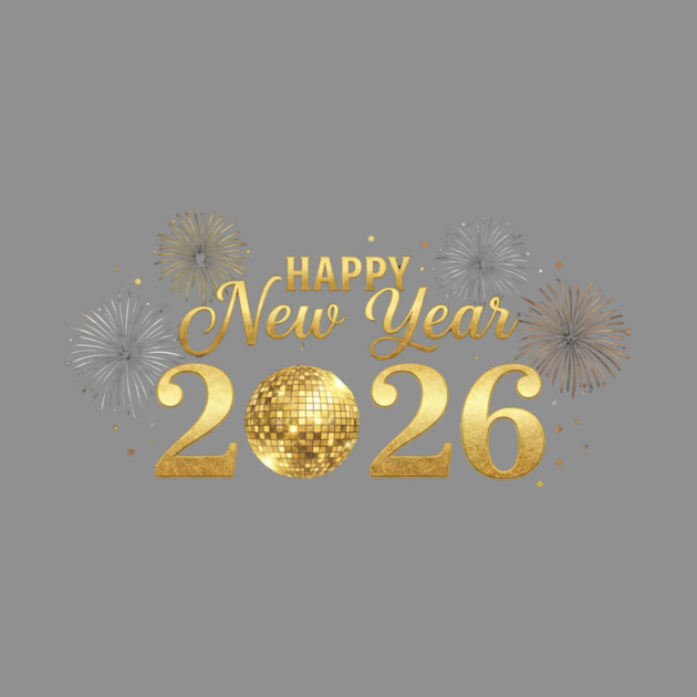 Happy New Year 2026 Cryptocurrency Future by ArtistTee ⭐⭐⭐⭐⭐