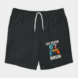 Six Seven Bruh Gamer Birthday Funny Gaming Shorts
