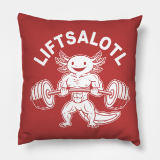 LiftsAlotl Pillow