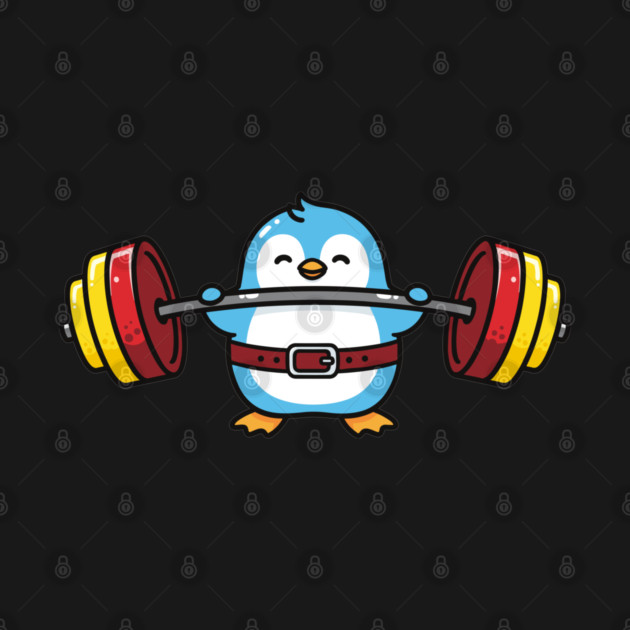 Penguin Powerlifter by enrynz