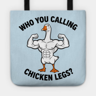 Funny Bodybuilding Duck Tote