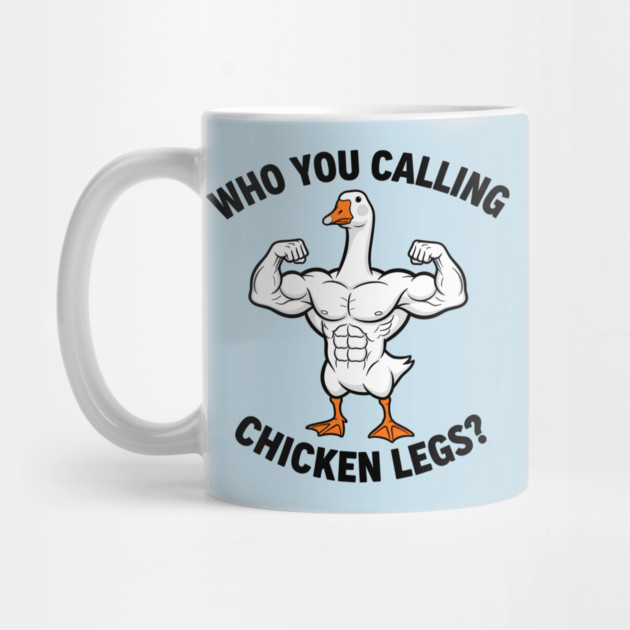 Funny Bodybuilding Duck by enrynz