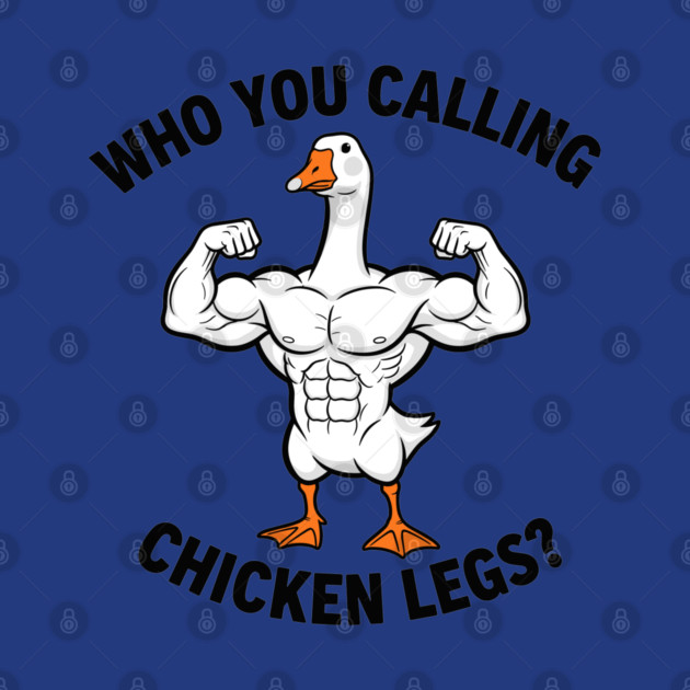 Funny Bodybuilding Duck by enrynz