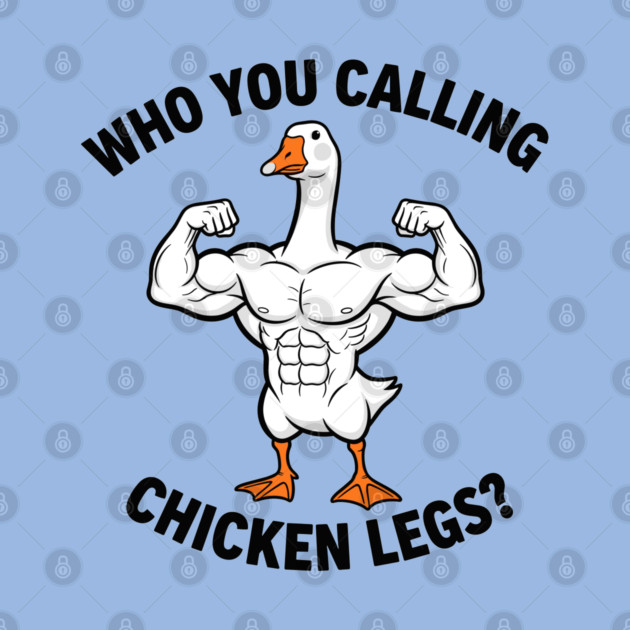 Funny Bodybuilding Duck by enrynz