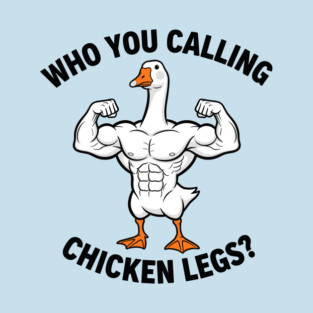 Funny Bodybuilding Duck T-Shirt