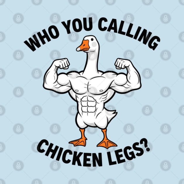 Funny Bodybuilding Duck by enrynz