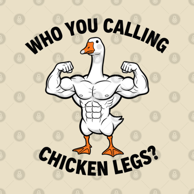 Funny Bodybuilding Duck by enrynz