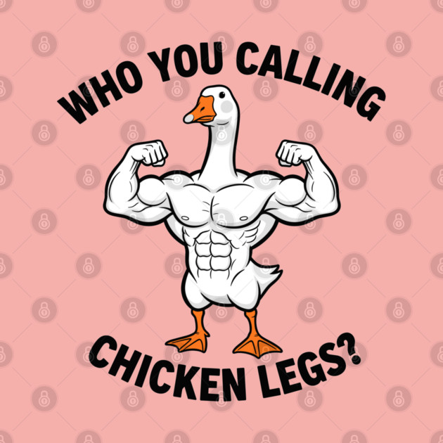 Funny Bodybuilding Duck by enrynz