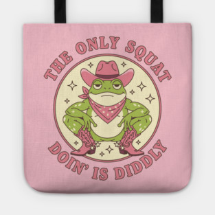 Squatchin' Cowboy Frog Tote