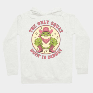 Squatchin' Cowboy Frog Hoodie