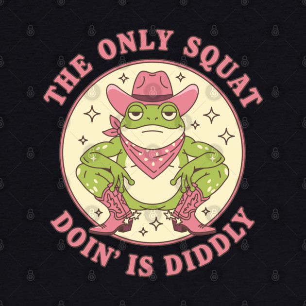 Squatchin' Cowboy Frog by enrynz