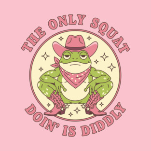 Squatchin' Cowboy Frog T-Shirt