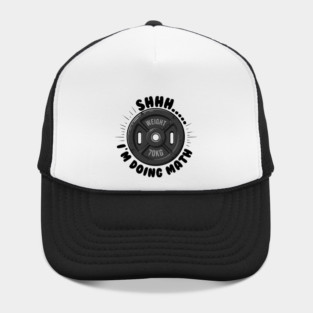 Fitness Math Humor: Shhh... I'm Doing Math Hat