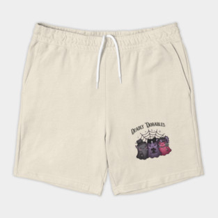 Cute Little "Deadly 'Dorables" Adorable Goth Monsters Shorts